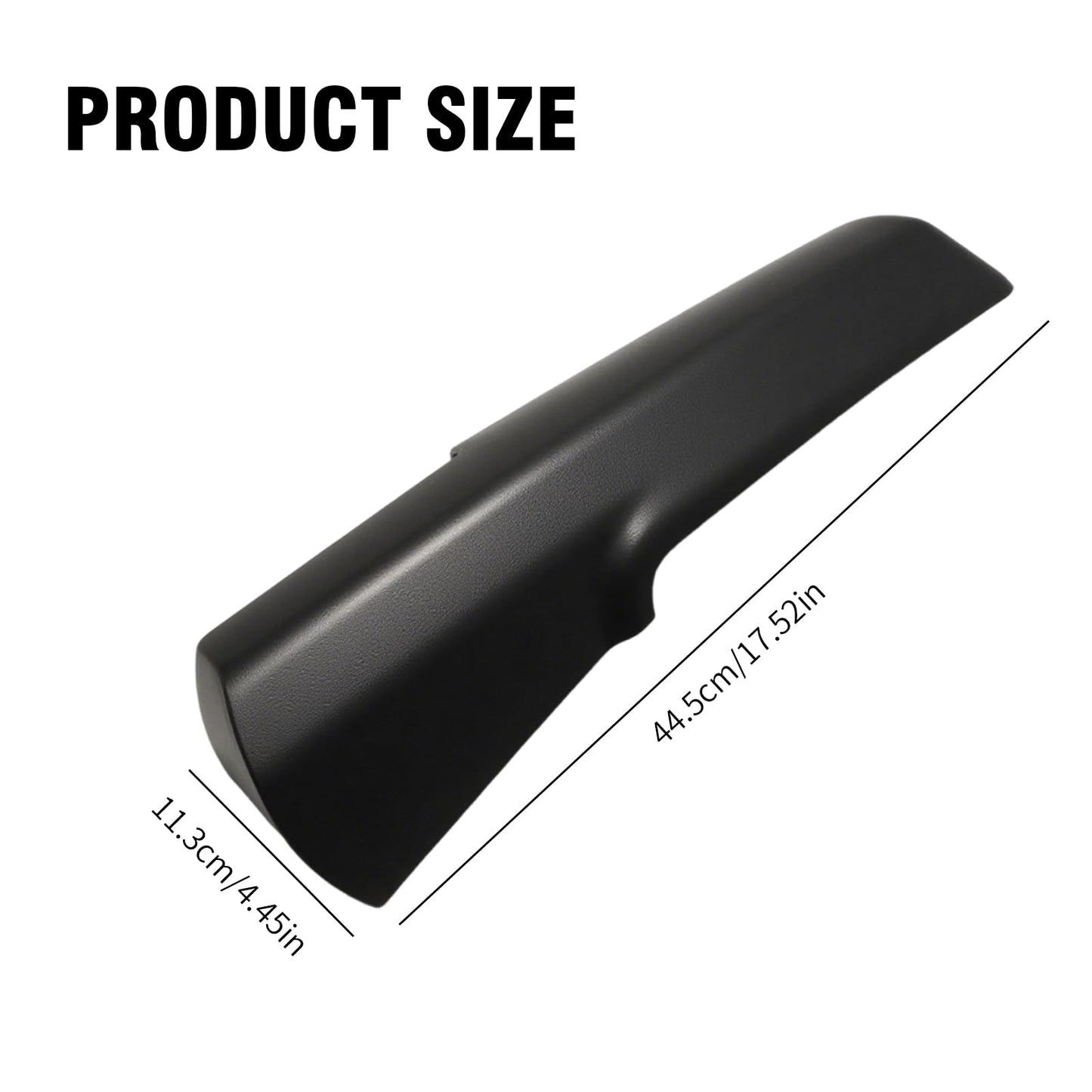 VIKKSAER 68263392AA Passenger Right Side Trailer Tow Mirror Cover Cap, Replacement for Dodge RAM 2014-2019, 1500 2500 3500