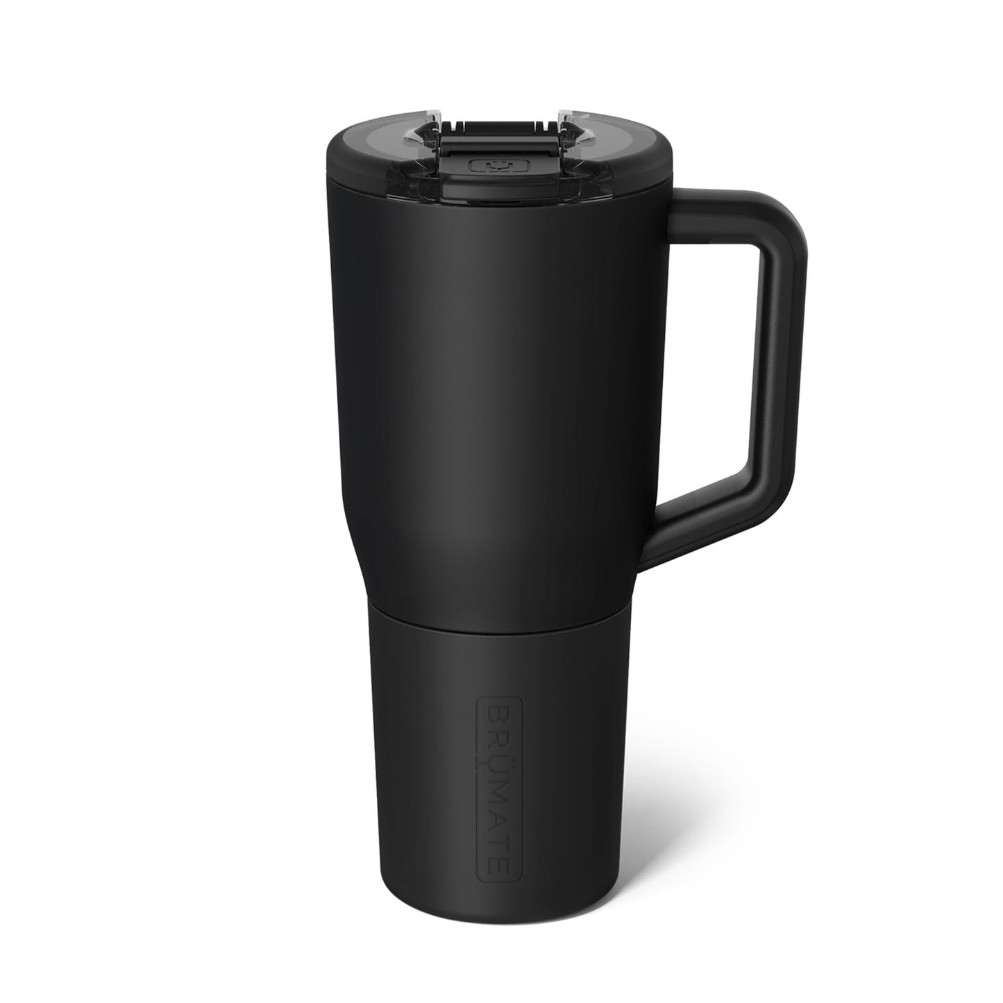 BrüMate Müv - 35oz 100% Leak Proof Insulated Coffee Mug with Handle & Lid - Stainless Steel Coffee Travel Mug - Double Walled Coffee Cup (Matte Black)