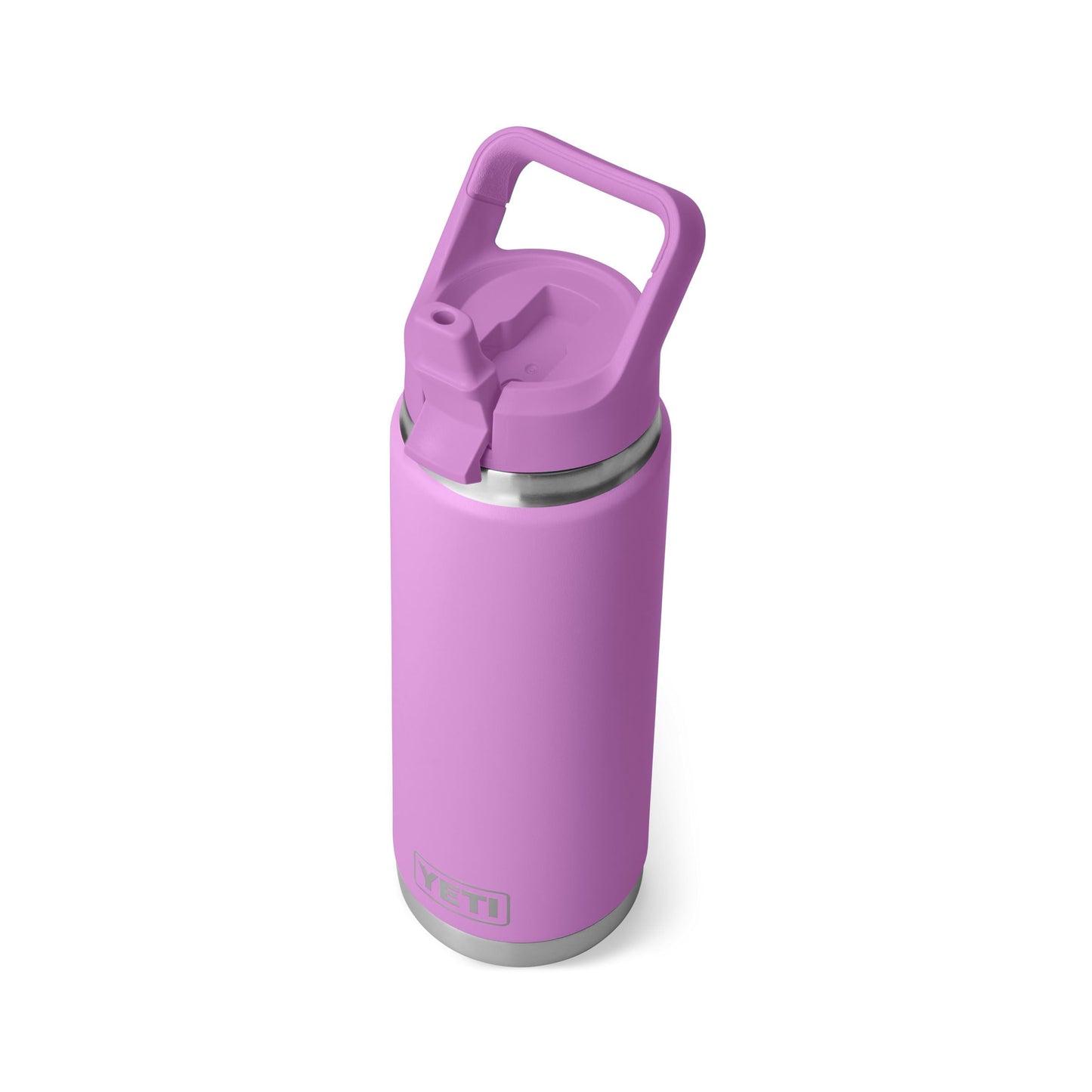 YETI Rambler 26 oz Bottle, Vacuum Insulated, Stainless Steel with Color Matching Straw Cap, Desert Bloom