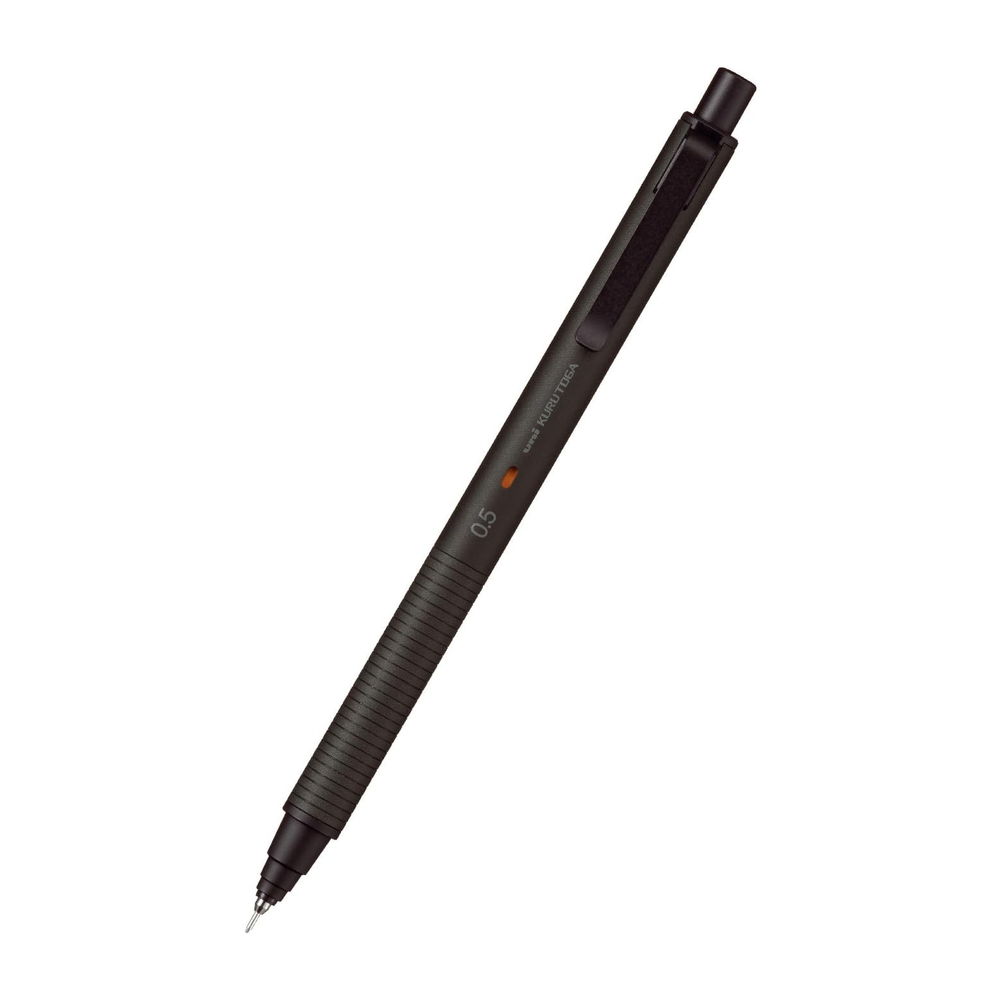 Uni Kuru Toga Metal Mechanical Pencil, Auto Lead Rotation, 0.5mm Fine Point, All-Metal Body, Nocturne Black, M5KH1P.24