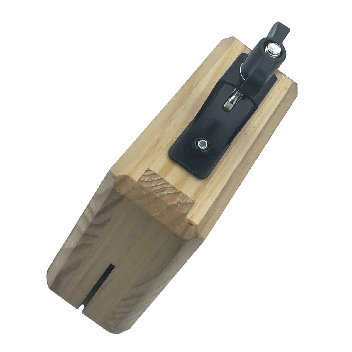 TUOREN Wood Block 6.9 Inch Wooden Jam Block Mountable Hand Percussion Drum Block Instrument for 3/8" Post Mount Drum Set Cymbal Stand Accessories