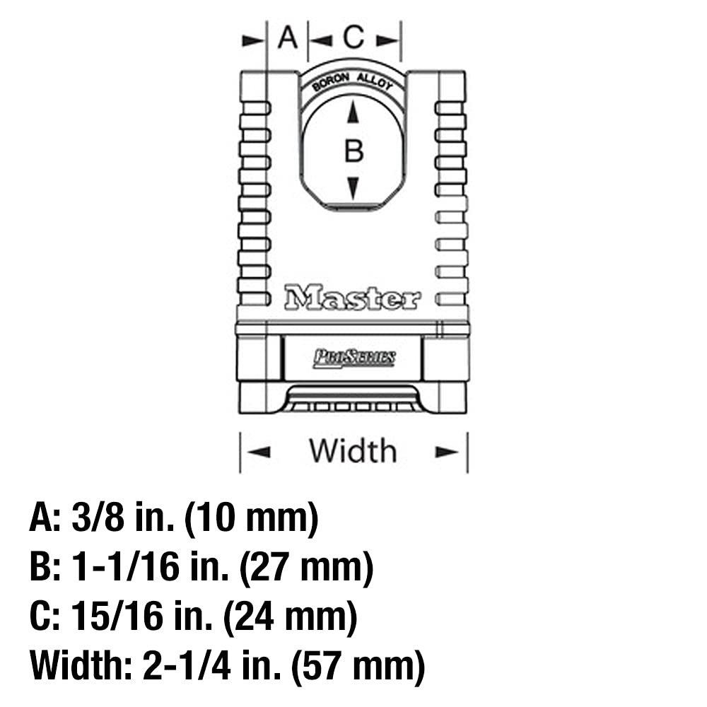 Master Lock 1177D ProSeries Resettable Combination Lock