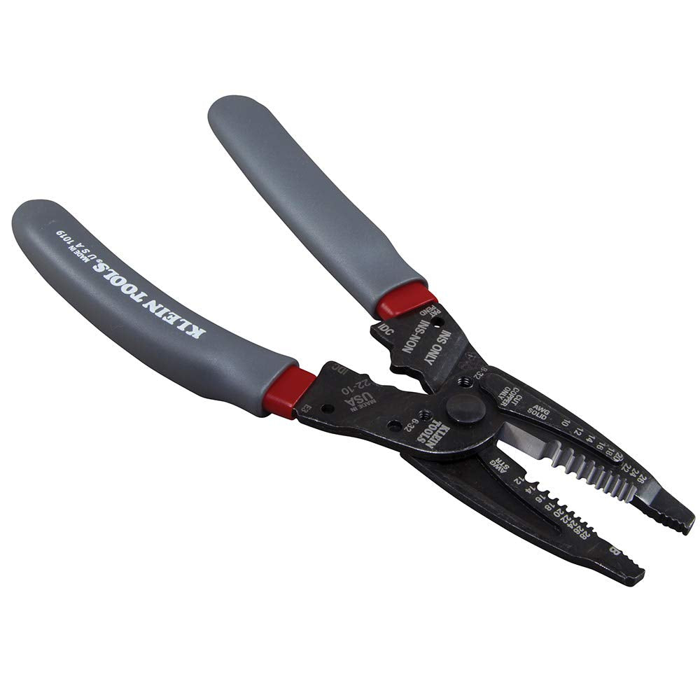 Klein Tools 1019 Klein Kurve Wire Stripper/Crimper/Cutter, Cutting/Crimping/Stripping Tool for B and IDC Connectors, Terminals, More