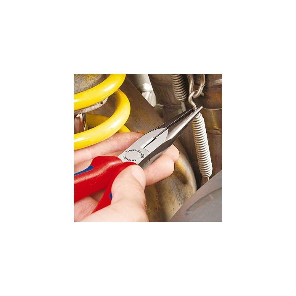 Knipex 2611200SBA 8-Inch Long Nose Pliers with Cutter