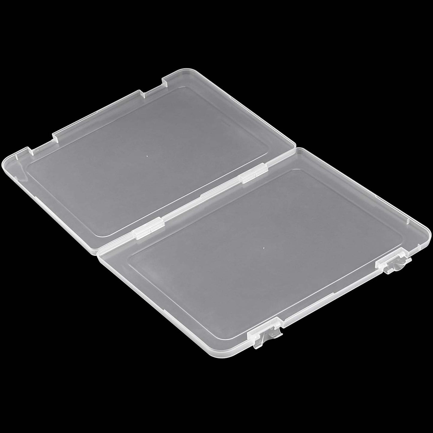SEUNMUK 6 Pack A4 File Portable Project Case with Snap-Tight Latch, Plastic Storage Case for 8.5 × 11 Letter Paper, Office Supplies