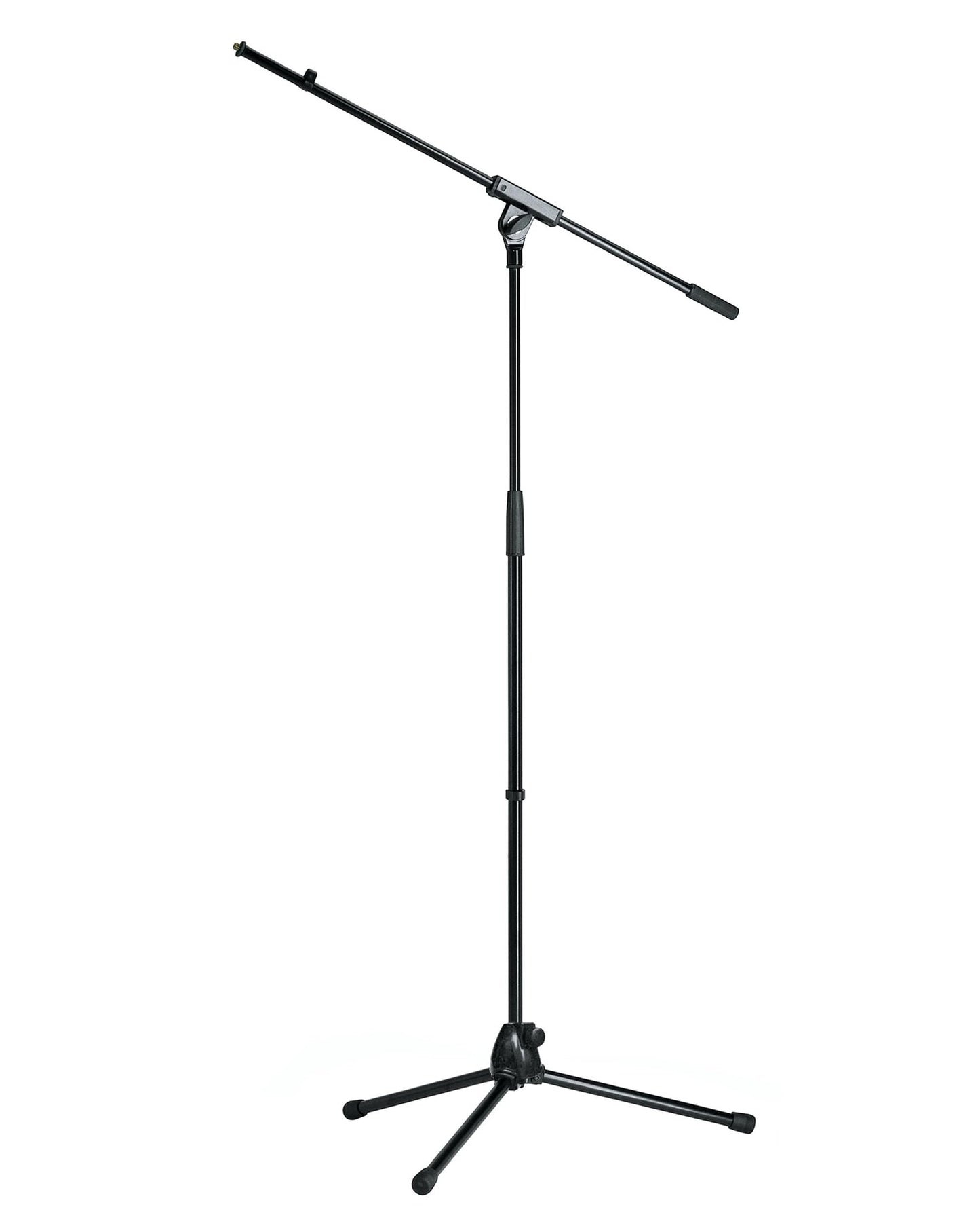 K&M Microphone Stand w/Fixed Boom Arm - Black