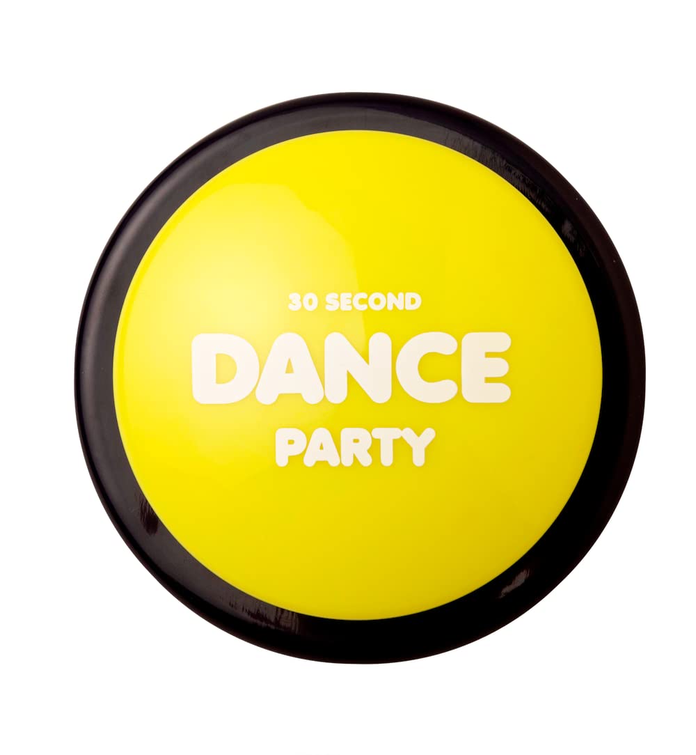 30 Second Dance Party - The Buttons | Dance Party Button with Music | Gag Gifts | Office Toys (Pack of 1)