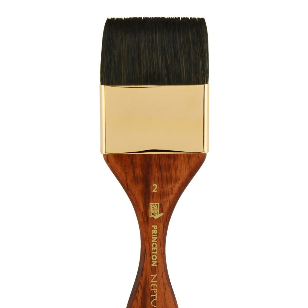 Princeton Artist Brush, Neptune Series 4750, Synthetic Squirrel Watercolor Paint Brush, Mottler, Size 2 Inch