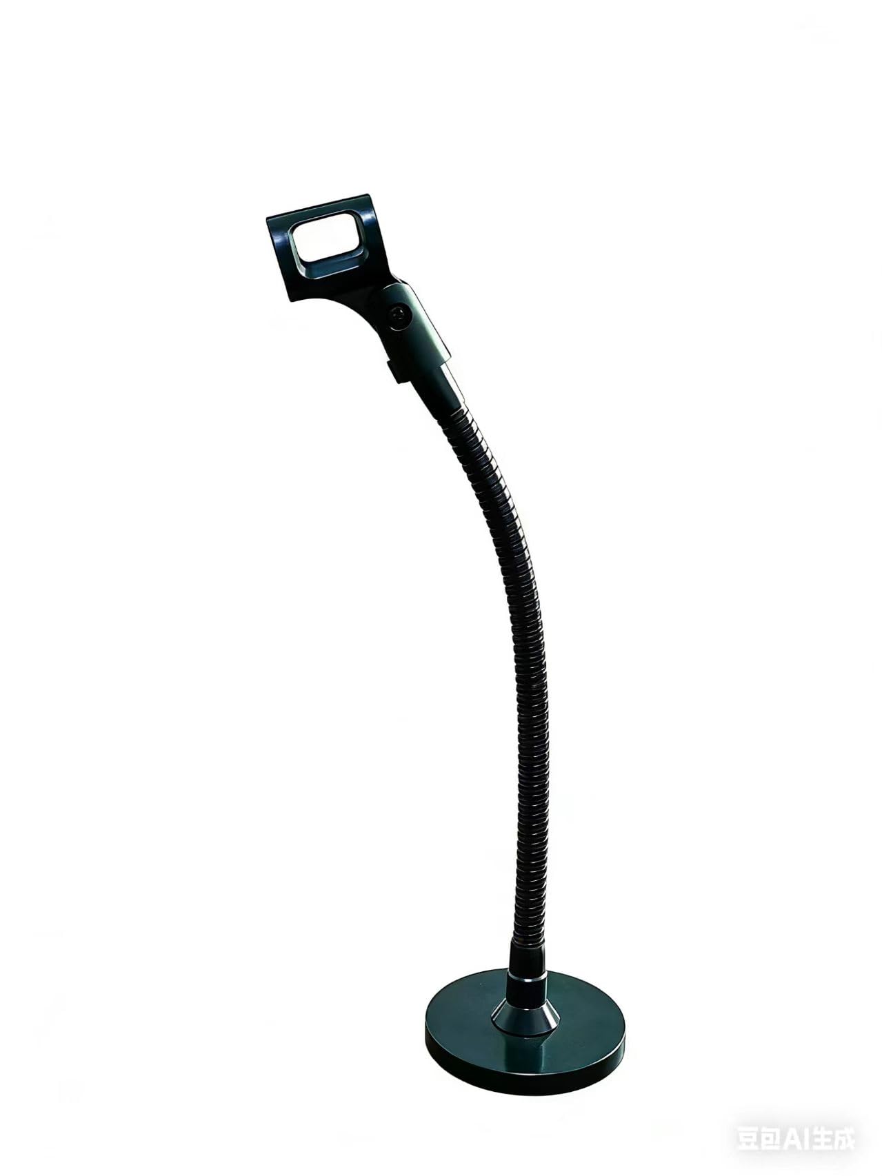Gooseneck Microphone Stand for Podium, Adjustable 13 inch Flexible Goose neck Mic Holder Clip for Table Heavy Duty,Pulpit Mic Desktop Moun,Phone Holder for Aser live,Barbers.