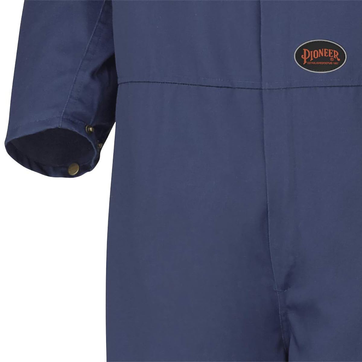 Pioneer Heavy Duty Work Coveralls for Men - 7 Pockets - Adjustable Wrist, Action Back, Elastic Waist - Tall Fit