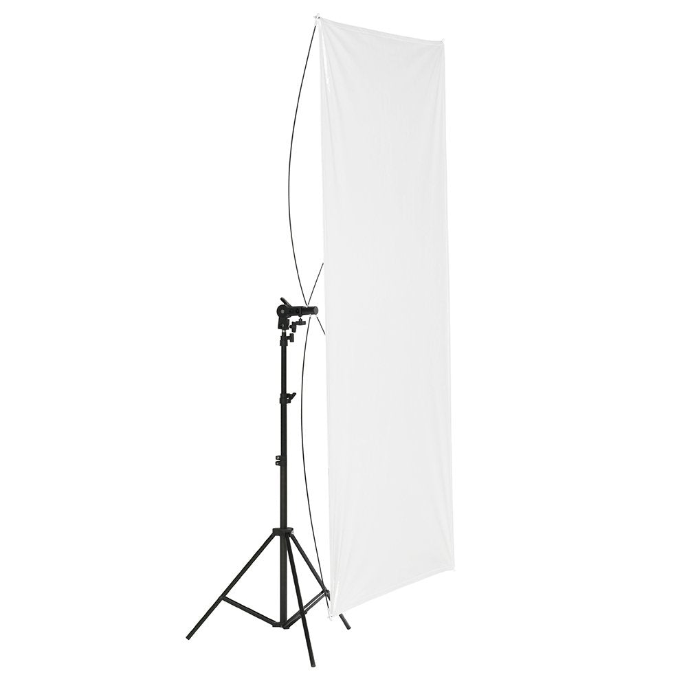 Neewer 35" x 70"/ 90 x 180cm Photo Studio Gold/Silver & Black/White Flat Panel Light Reflector with 360 Degree Rotating Holding Bracket and Carrying Bag