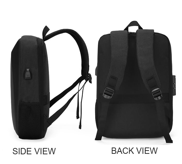 HFLZBRO Bag for Starlink Mini - Storage Bag Case for Starlink Dish and All Accessories - Anti-theft Water-resistant Backpack (Black)