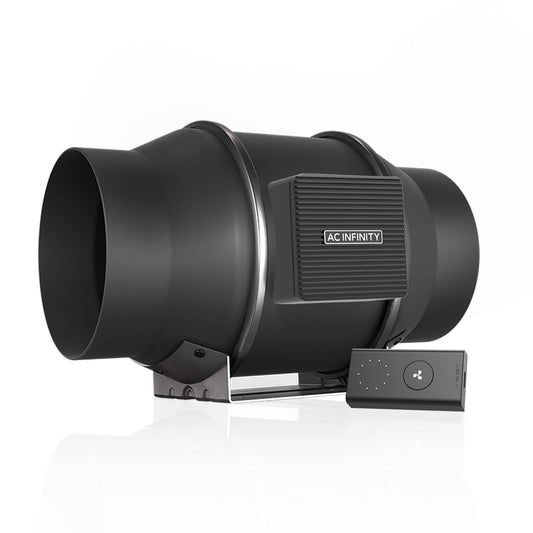 AC INFINITY CLOUDLINE S6, Quiet 6 Inch Inline Duct Fan with Speed Controller - Ventilation Fan Exhaust Fan for Heating Cooling Booster, Grow Tents, Hydroponics