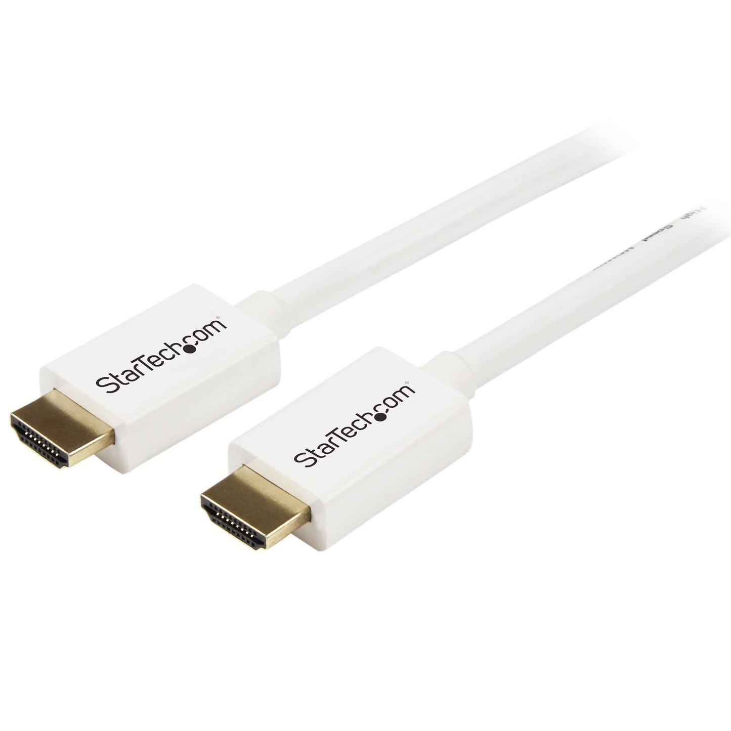 StarTech.com 7m 23 ft White CL3 In-wall High Speed HDMI Cable - Ultra HD 4k x 2k HDMI Cable - HDMI to HDMI M/M - Audio/Video, Gold-Plated (HD3MM7MW)
