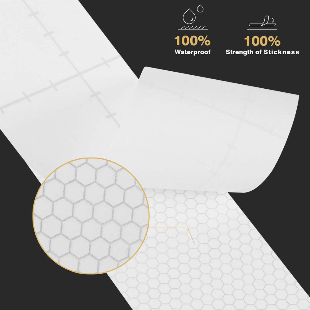 WONDER POINT 2" X 164FT DOT-C2 Reflective Tape, Waterproof Reflector Conspicuity Tape for Safety Strips on Trailers, Cars, Trucks