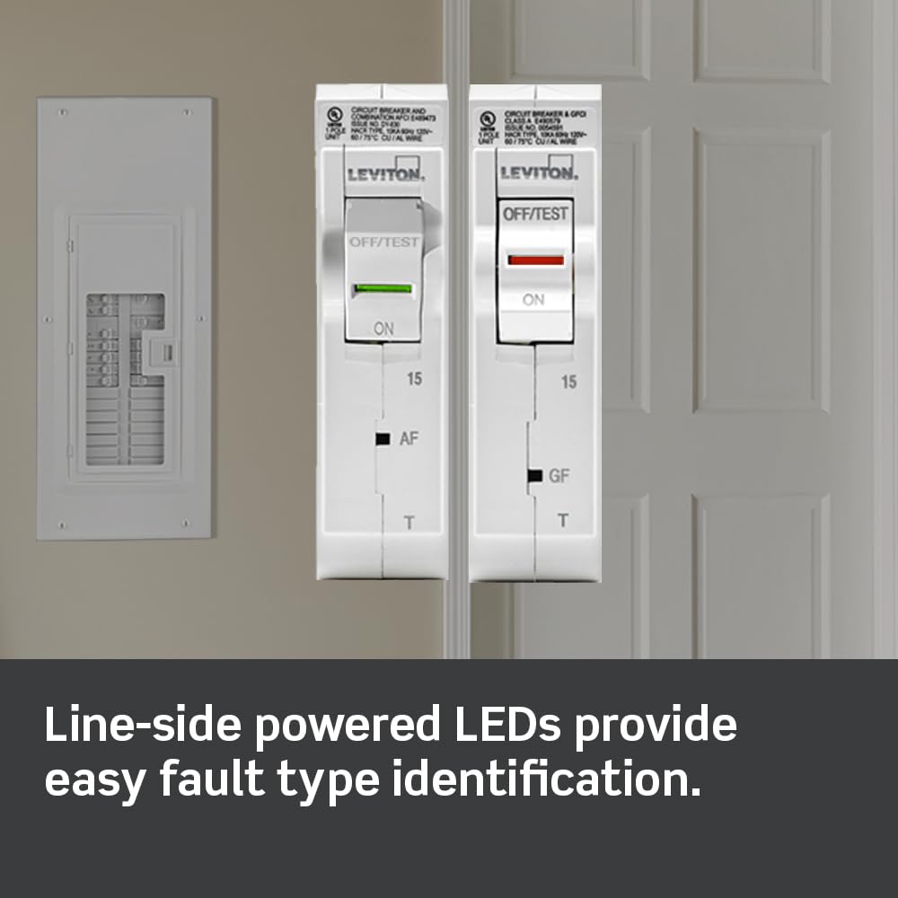 Leviton Plug-On Circuit Breaker, 2-Pole, 100 Amp, 120/240V, LB200, White