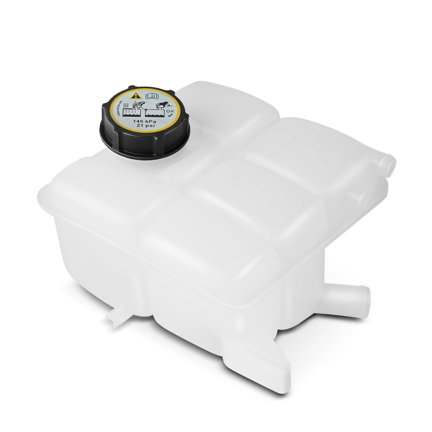 A-Premium Front Engine Coolant Recovery Reservoir Tank [with Cap] Compatible with Ford Vehicles - 2013-2018 C-Max, 2013-2016 Escape, 2012-2018 Focus & 2014-2016 Transit Connect