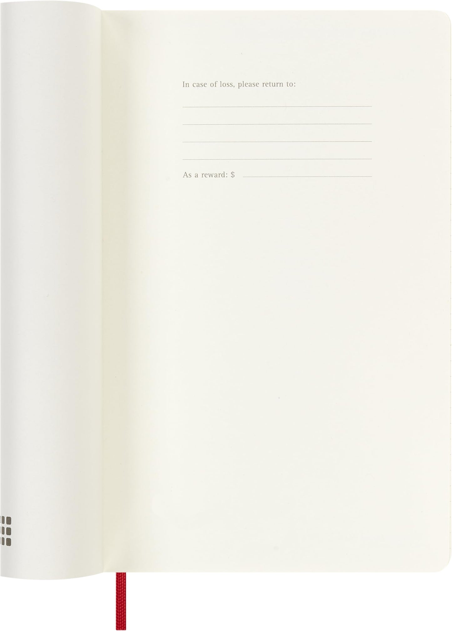 Moleskine Classic 18 Month 2026-2027 Weekly Planner, Soft Cover, Large (5" x 8.25"), Scarlet Red, 208 pages