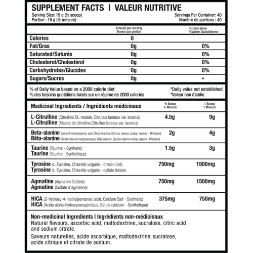 Beyond Yourself - SuperSET Stim-Free, Caffeine-Free Pre-Workout | Formulated for Peak Performance & Insane Pumps | Dominate Savage Workouts with 9g L-Citrulline & 1.47g Agmatine | 40 Servings | Tangy Peach Ringz