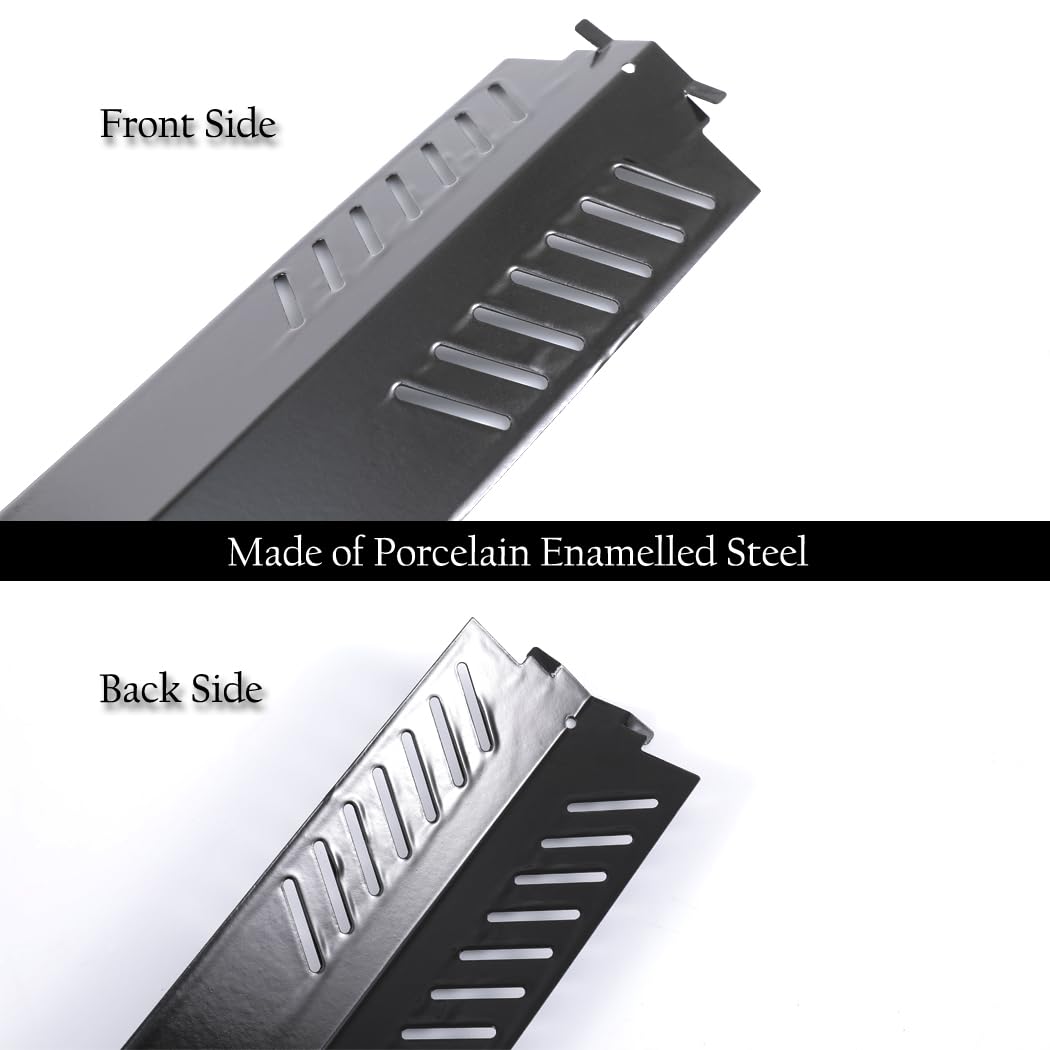 BBQSAVIOR PP98 BBQ Heat Shield Plate Replacement Parts for Select Centro and Cuisinart Gas Grill Models, 16 5/16 x 4 5/8 inch, 3-Pack