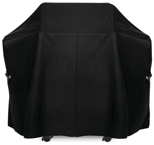 BBQ Future Grill Cover for Napoleon Rogue 425 Series Gas Grill, Waterproof Anti-UV Fade Resistant 600D Oxford Polyester Black BBQ Cover with Adjustable Strap for Napoleon 61427