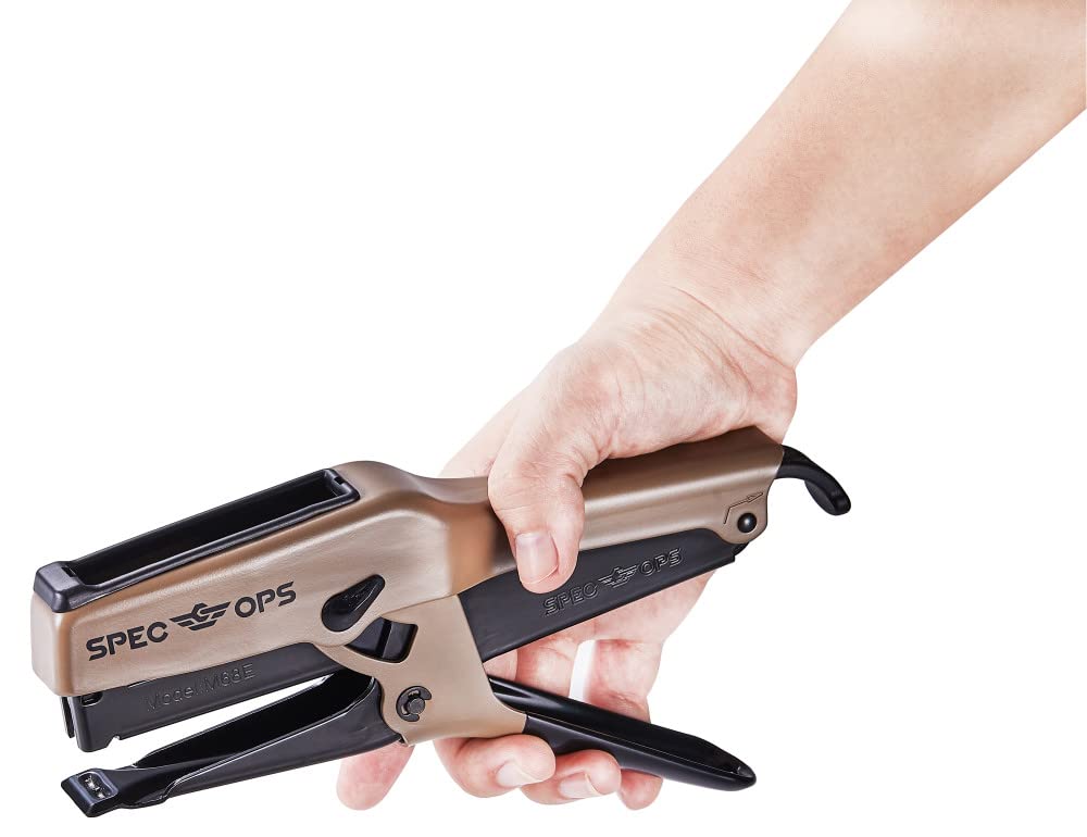 Spec Ops Tools Elite Duty Packaging Plier Stapler, 7/16 Crown, 1/4" - 3/8" Leg Length Staples