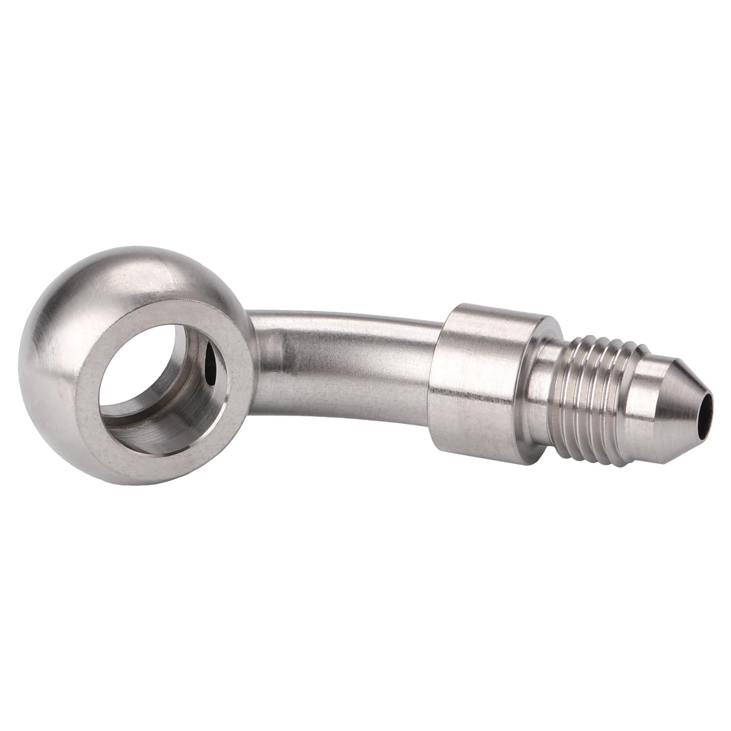 Podavelle 3AN Male to 12mm M12 Banjo 45 Degree Stainless Steel Brake Hose Fitting Adapter