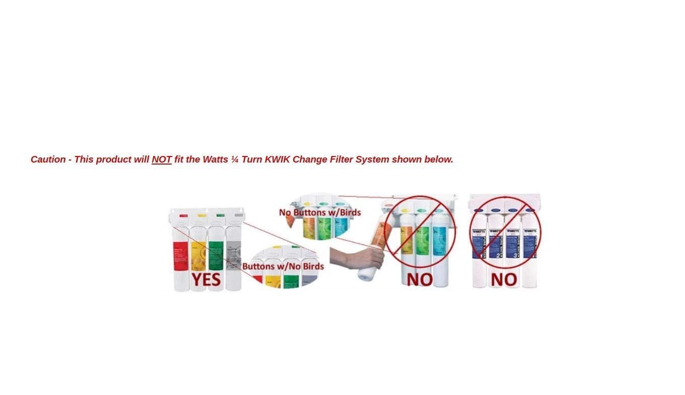 Premier 1R-1Y-1B-1G RO-Pure Push Button Replacement Filter Kit