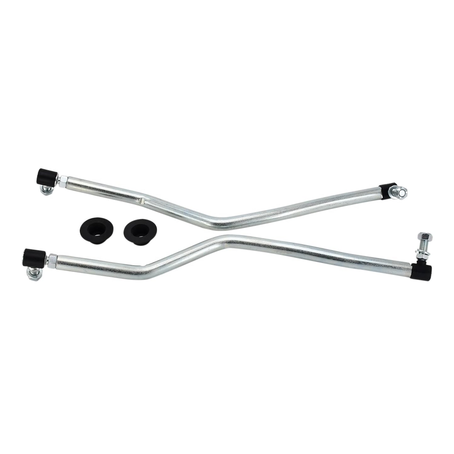 Molloparts LH/RH Steering Drag Link Set 532194740 532194741 194740 19474 Compatible with usqvarna Craftsman Murray Dixon Jonsered Poulan Pro AYP EHP WeedEater Drag Link with Rubber Dust Cap