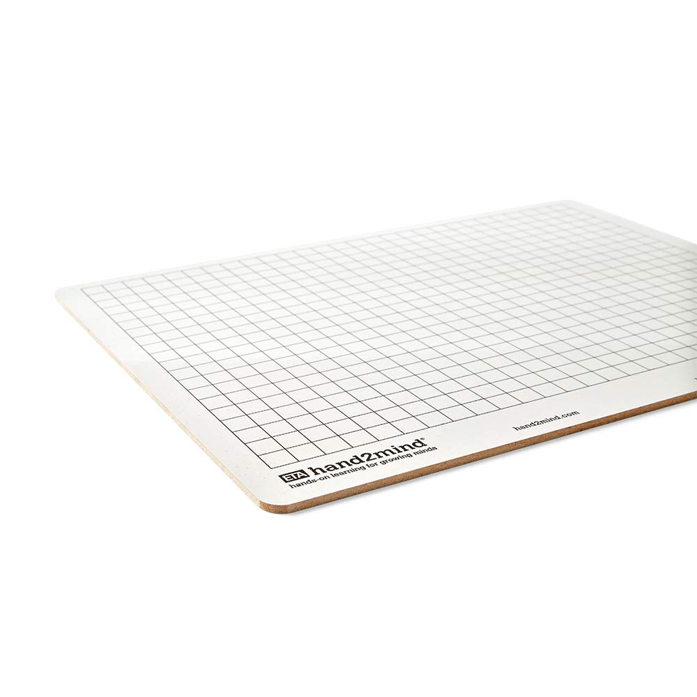 hand2mind Double-Sided Centimeter Grid, Graph Dry Erase Boards (Pack of 10)
