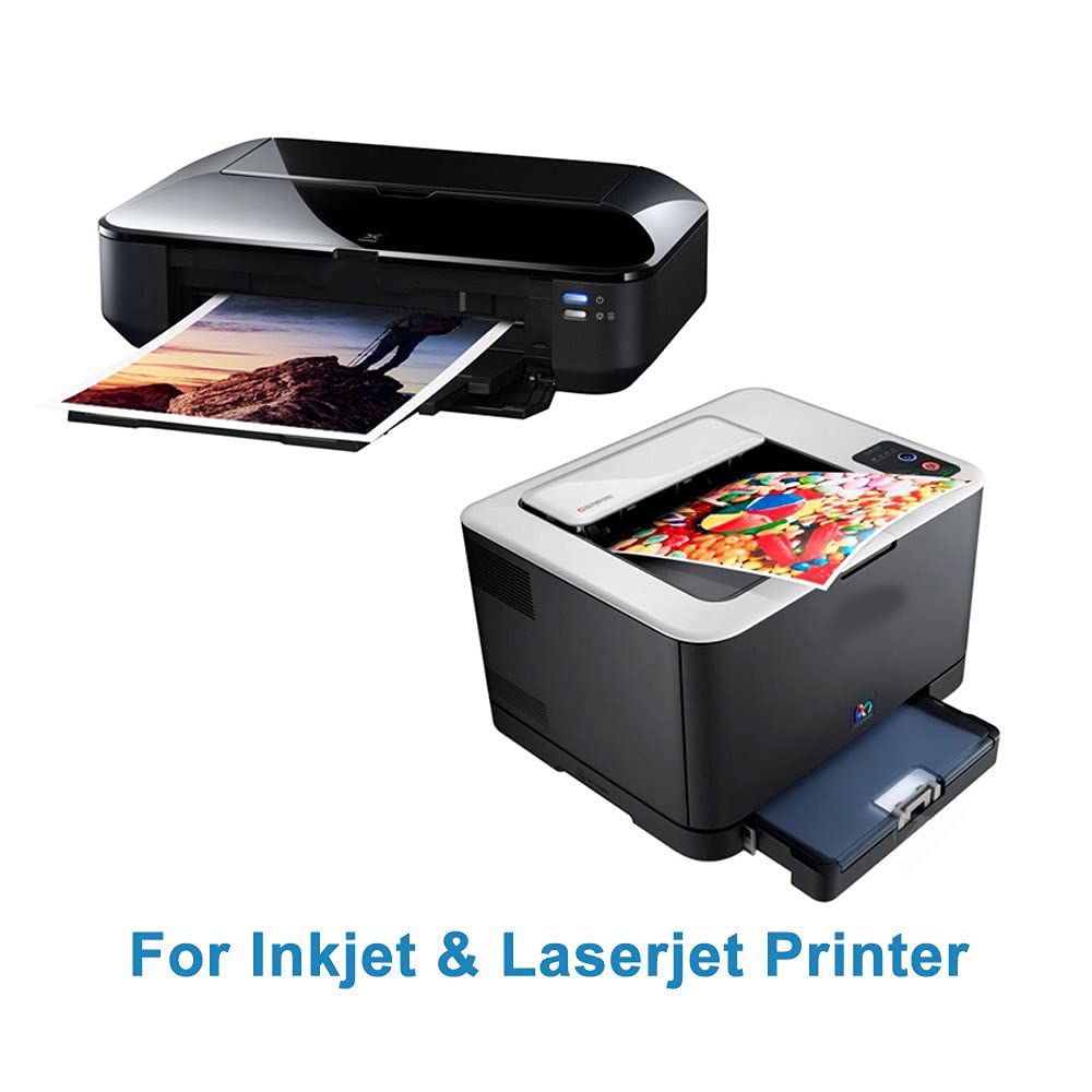 Uinkit Thin Presentation Pape Matte Double Sided 100 Sheets 11x17 130Gsm 6.5 Mil A3 Size for Dye Inkjet Printer A103