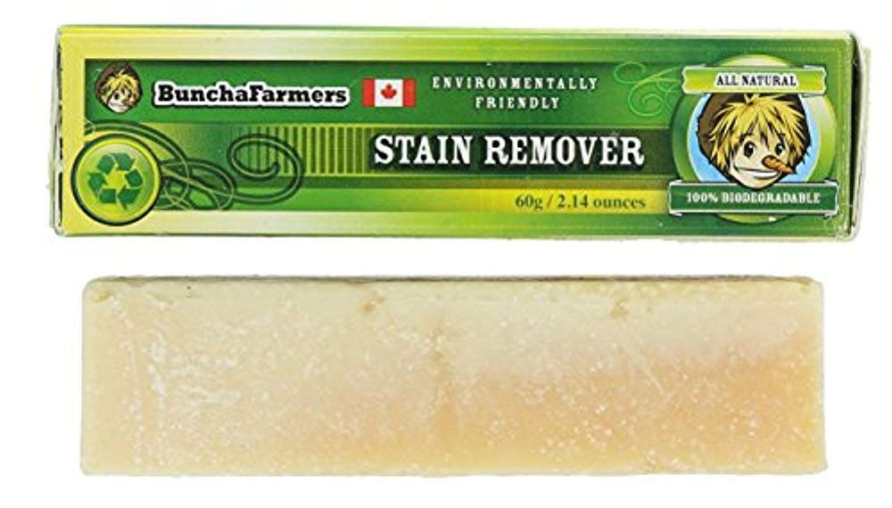 Buncha Farmers All Natural 100% Biodegradable Environmentally Friendly Stain Remover Stick Made in Canada (4 Pack)
