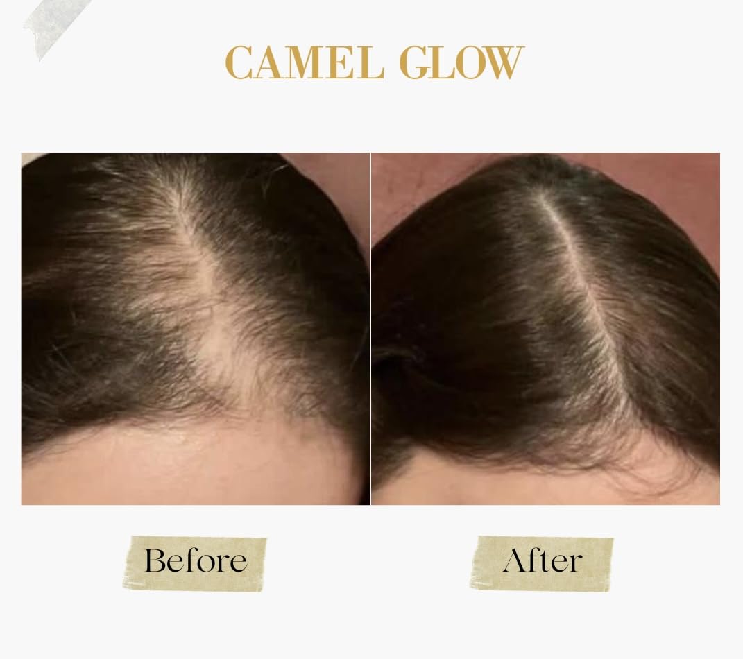 Camel Glow | Nourish & Shine Hair Oil | For Thicker Fuller Looking Hair | Strengthening & Nourishing | Sunnah Haircare