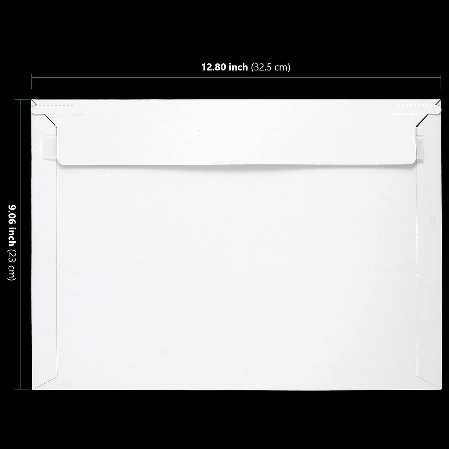 HAKZEON 100 Pack 9x12 Inch Rigid Mailers, Self Seal Stay Flat Envelopes, Kraft Cardboard Shipping Envelopes for Photos, Documents, CDs, Letters and Storage