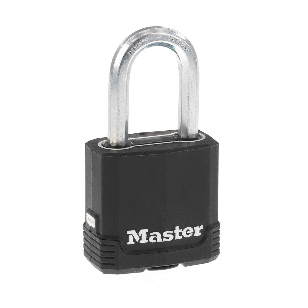 Master Lock Magnum Heavy Duty Outdoor Padlock with Key, 1 Pack M115XDLF