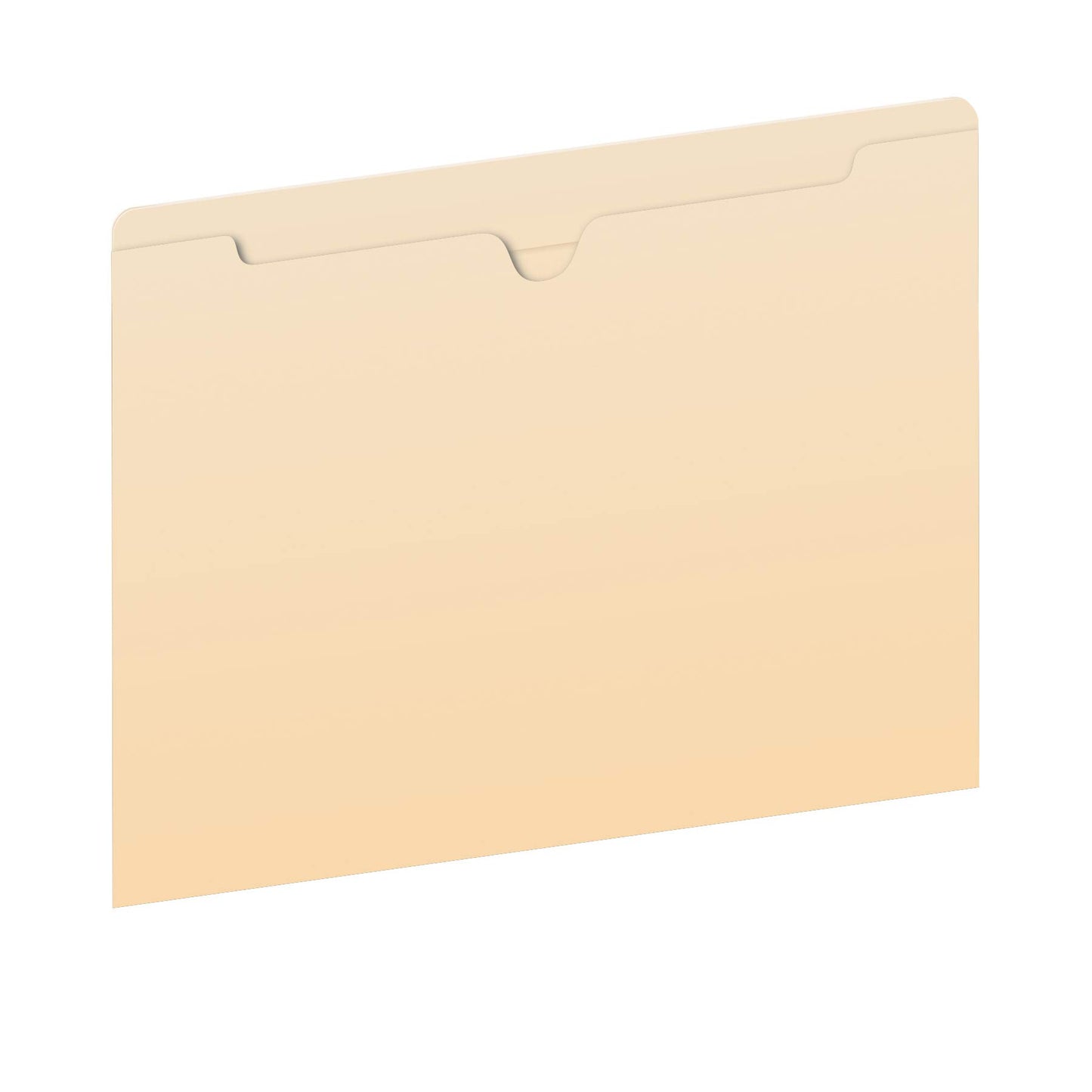 Pendaflex File Jackets, Letter Size, Manila, Flat No Expansion, Straight Cut Tab, Closed on 3 Sides, 100 Per Box, for Office, School, and Home Organization