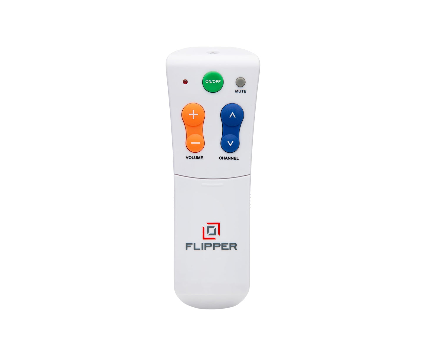 Flipper Big Button Universal TV Remote for Seniors, Elders - Easy Setup & Programmable Favorites Management, IR Devices - Infarred for TV, Cable Set Top Boxes (STBs) [Does Not Work Streaming] (2024)