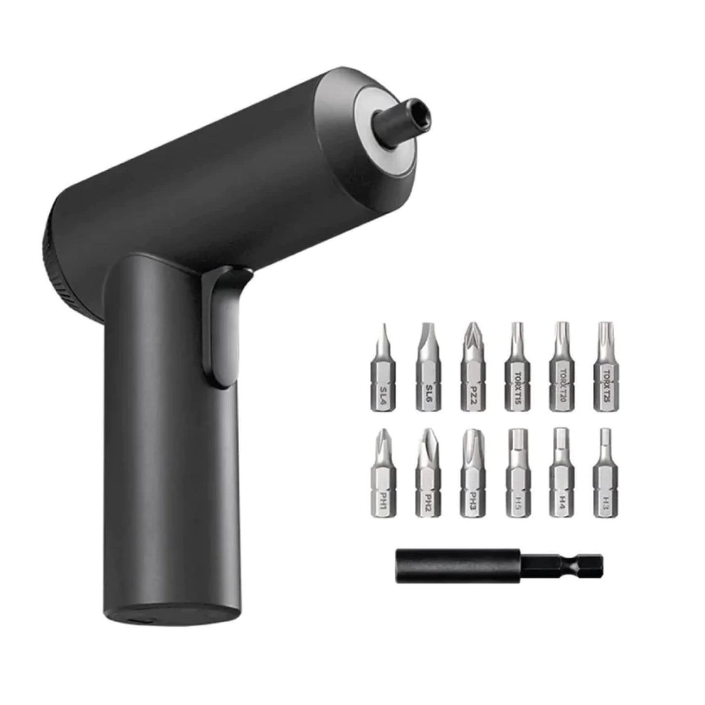 Xiaomi Mi Cordless Screwdriver 3.6V, 2000mAh Rechargable Battery. Patented One-Piece Body with USB-C Charging Port. High 5-N.m Torque Cordless Portable Screwdriver with 12 Pieces of S2 Steel Bits