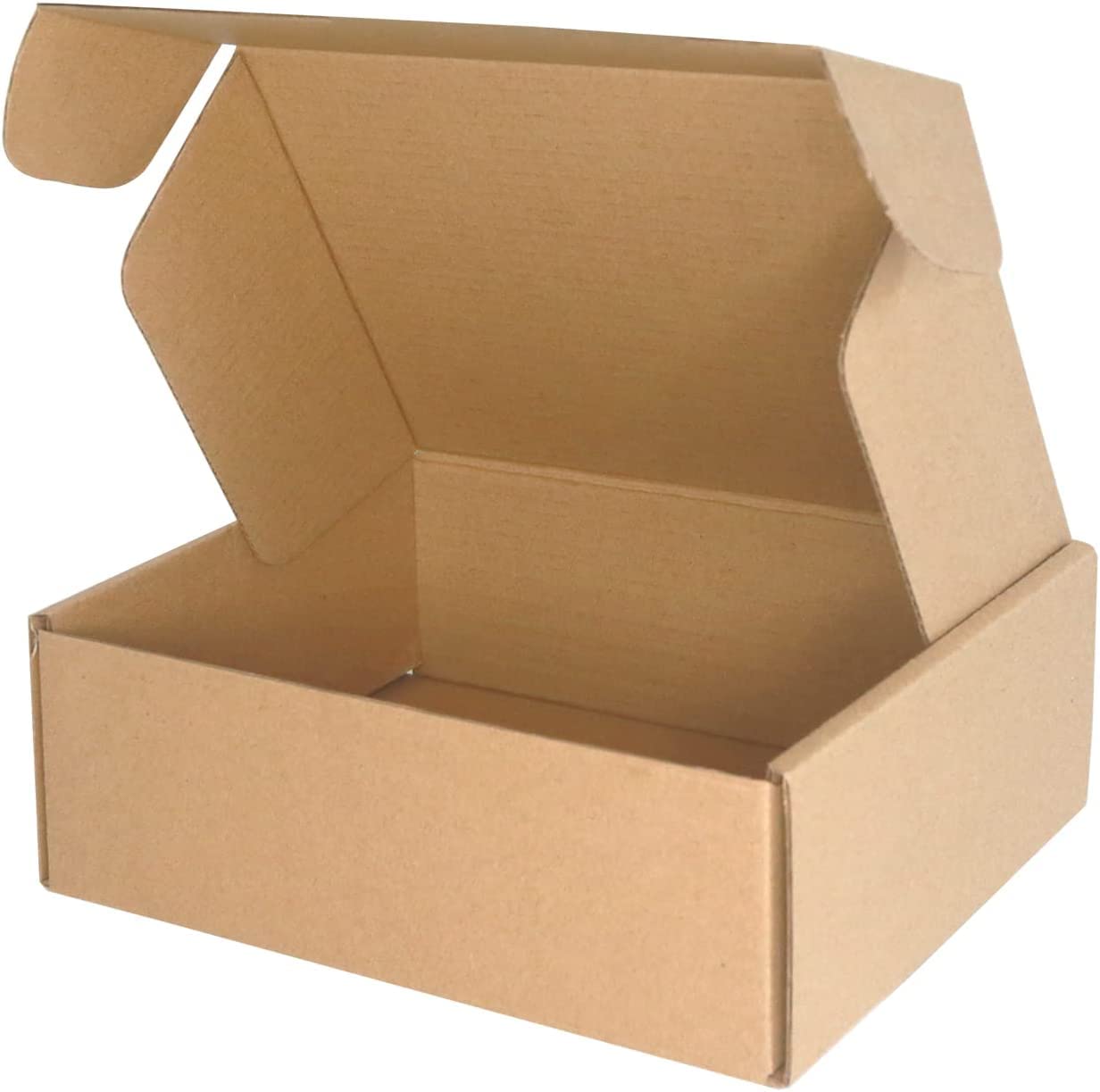 Corrugated Cardboard Shipping Boxes, 200x150x70mm (8"x6"x2.7") Small Parcel Boxes, Packaging Mailing Boxes for Business, Posting, Small Packet Shipping, Storing or Gift(Pack of 20)