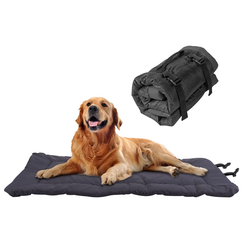 Blueshyhall Pet Dog Bed Super Snoozer Indoor/Outdoor, Waterproof Camping Travel Pet Mat