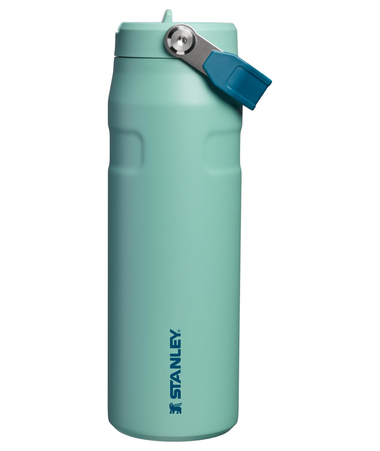 Stanley IceFlow Flip Straw 2.0 Water Bottle 24 OZ | Built-in Straw with Larger Opening | Lightweight & Leak-Resistant | Insulated Stainless Steel | BPA-Free | Spring Green