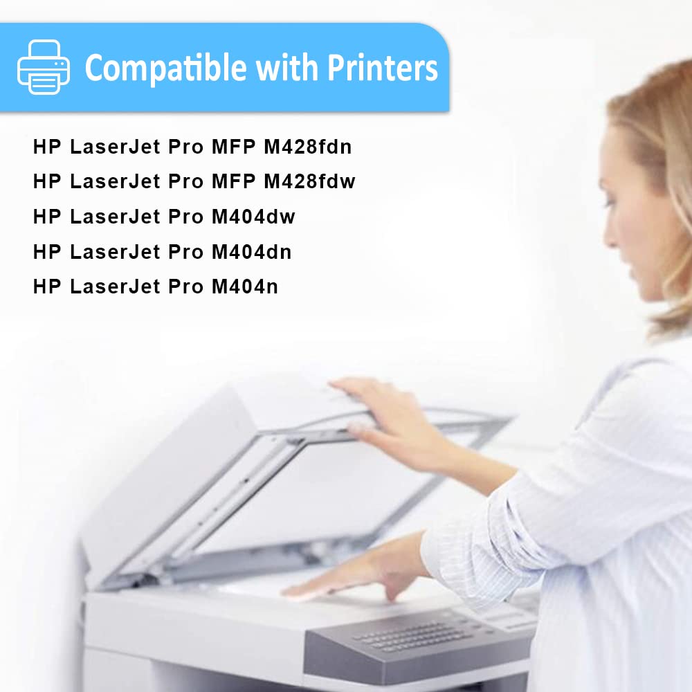 [ with Tools, NO CHIP ] Compatible 58X CF258X (58A CF258A) Toner Cartridge Black High Capacity 10000 Pages for HP LaserJet Pro M404n M404dn M404dw M404 MFP M428fdn M428fdw M428 Printers ( Black x 2 )