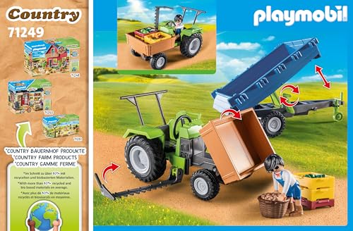 Playmobil Harvester Tractor with Trailer