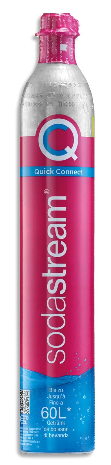 Sodastream - CO2 60L quick connect gas refill cylinder for carbonating machine Quick Connect Cylinder
