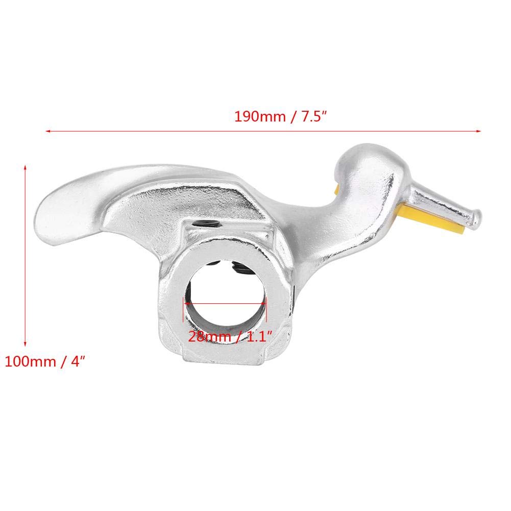 Tire Changer Mount, Tire Repair Tool Stainless Steel Tire Demount Duck Head Tool Diameter 28mm/30mm for Wheel Repair