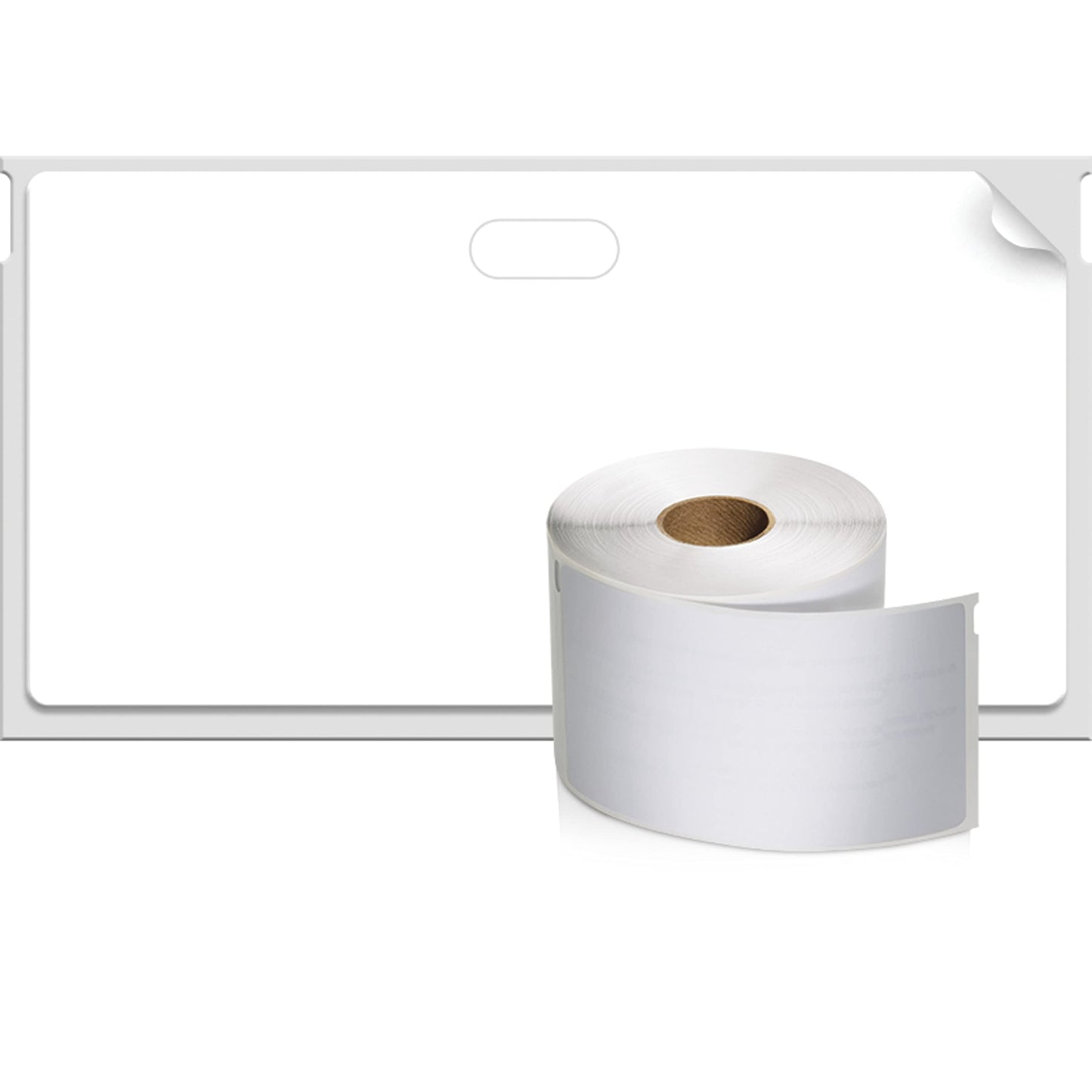 DYMO Authentic LW Name Badge Labels, DYMO Labels for LabelWriter Printers, White, 2-1/4" x 4", 1 Roll of 250