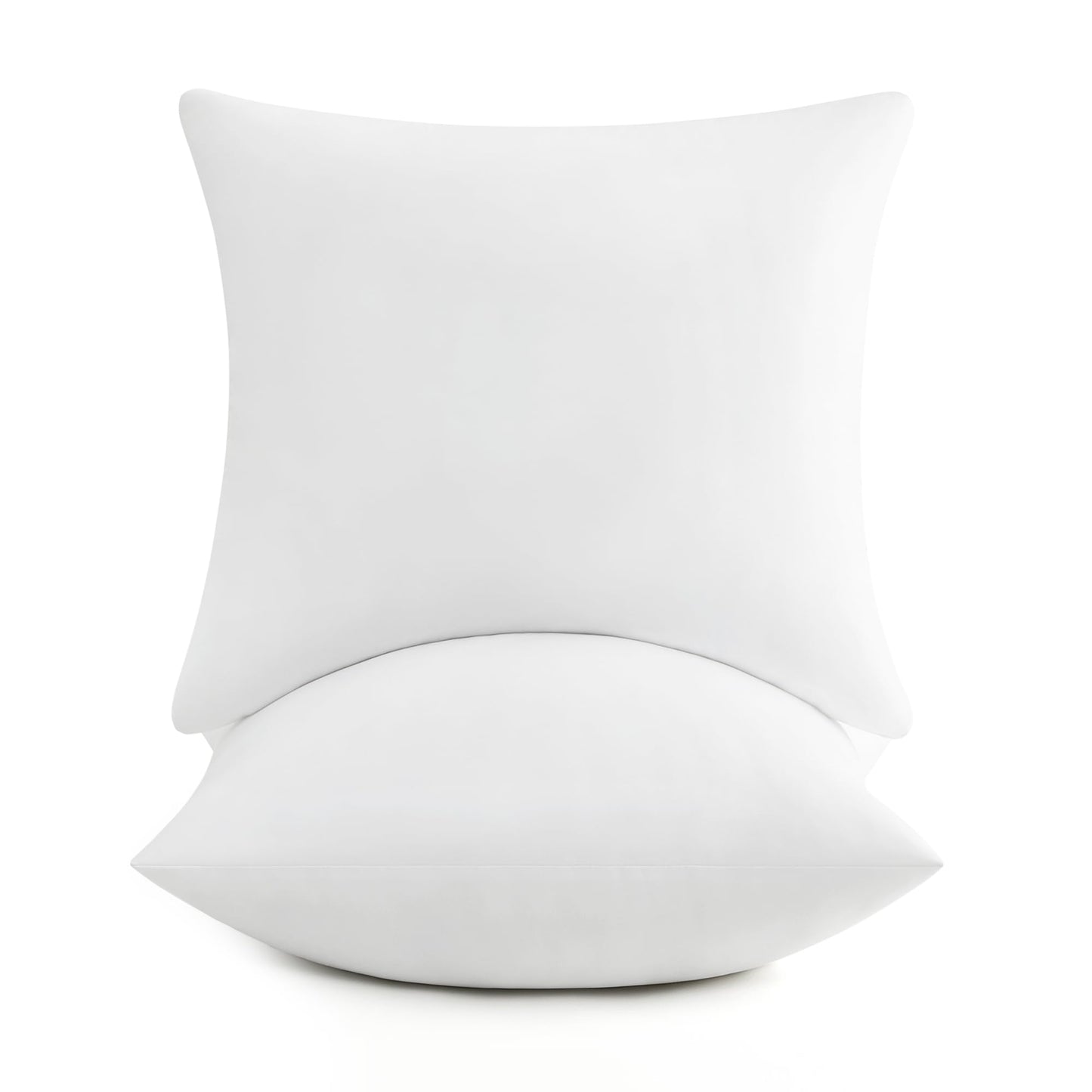 puredown® Euro Pillow Inserts, 26x26 Inch Fluffy Soft Throw Pillow Inserts Filled with Plump Stuffer, Square Decorative Pillows for Couch, Sofa, Bed and Home Decor