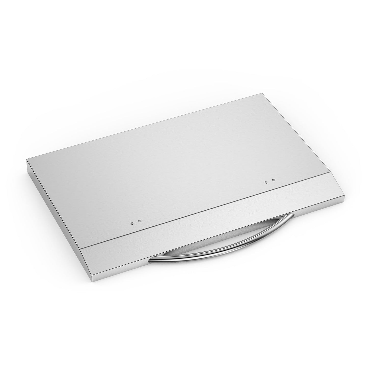 Stanbroil 28 Inch Stainless Steel Flat Top Griddle Cover with Handle for Blackstone 28” Front or Rear Grease Griddle and Other Similar Grills