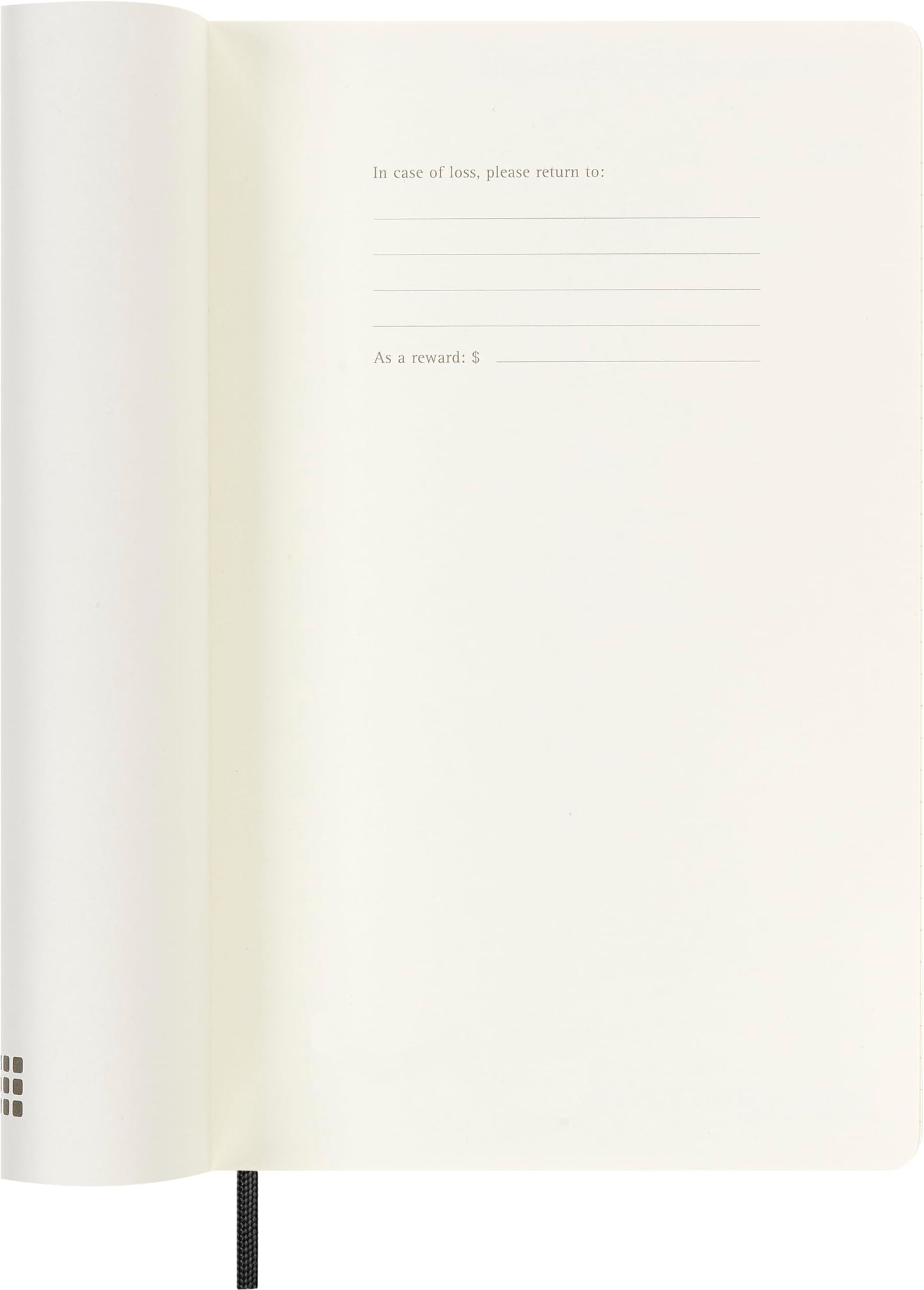 Moleskine Classic 18 Month 2025-2026 Daily Planner, Soft Cover, Large (5" x 8.25"), Black, 608 pages