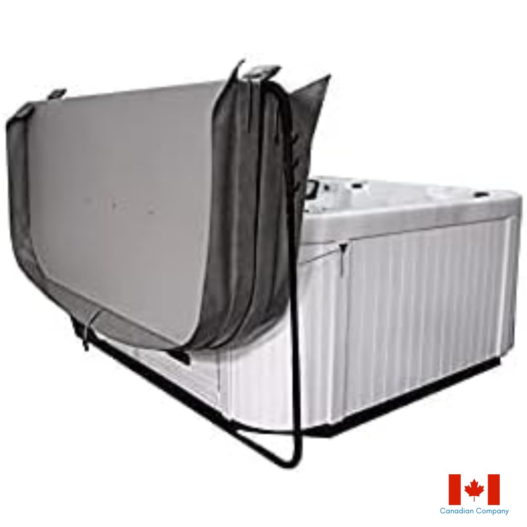 ABC Spa Classic Spa Cover Lifter, Powder Coated Aluminum with 3 Durable Plastic Mounts Hot Tub Lifter, Fits Square or Rectangle Hot Tubs up to 96"